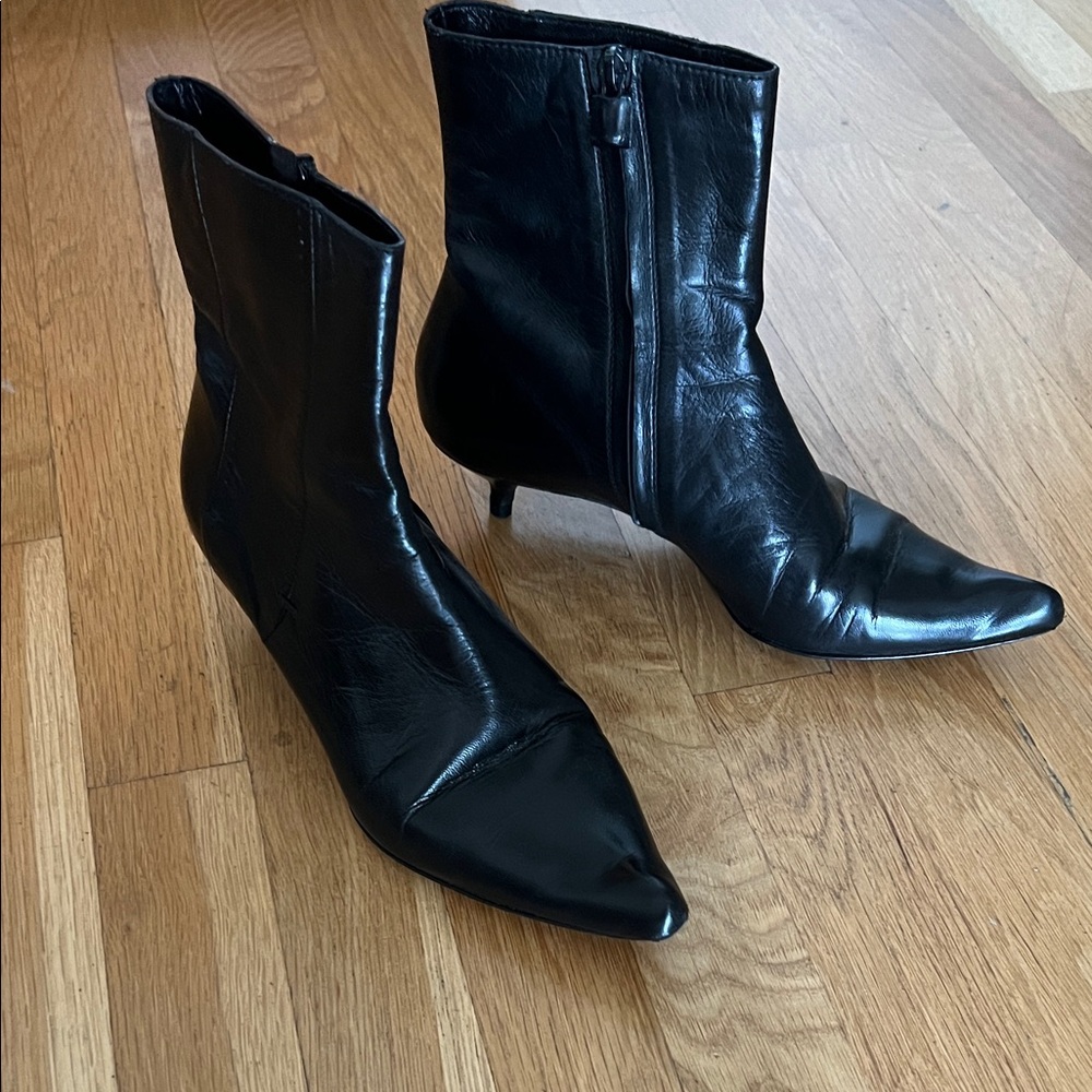 Costume National Black Ankle Boots